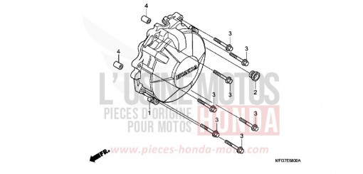 GENERATOR COVER CB600FA7 de 2007